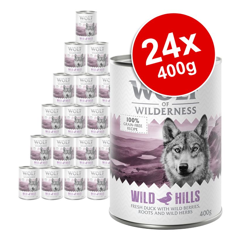 Wolf of Wilderness Adult Single Protein Saver Pack 24 x 400g || Wolf of Wilderness || view 1