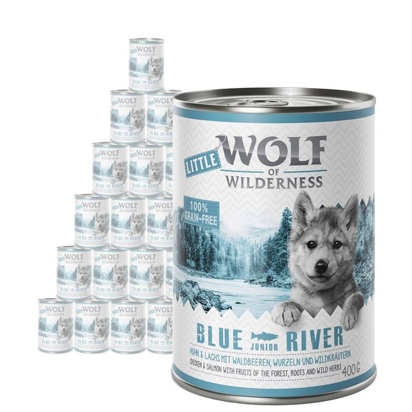 Wolf of Wilderness Junior Duo-Protein Recipe Saver Pack 24 x 400g || Wolf of Wilderness || view 4