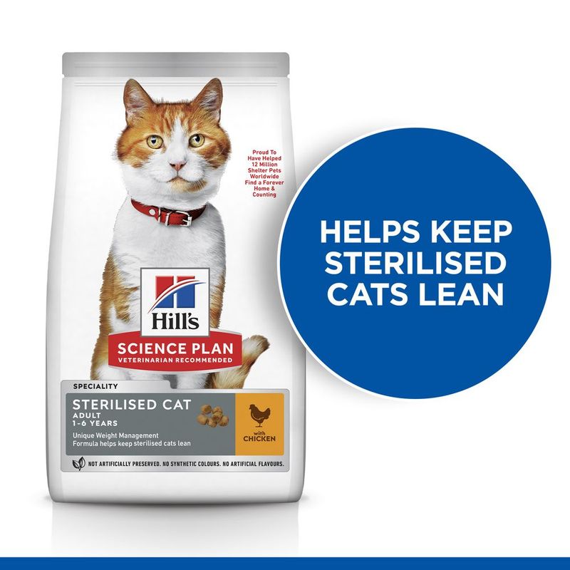 Hill's Science Plan Adult Sterilised Chicken || Hill's Science Plan || view 6