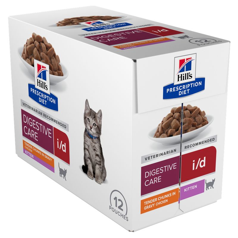 Hill's Prescription Diet Feline i/d Digestive Care Kitten Chicken in Gravy