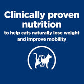 Clinically proven nutrition to help cats naturally lose weight and improve mobility.
