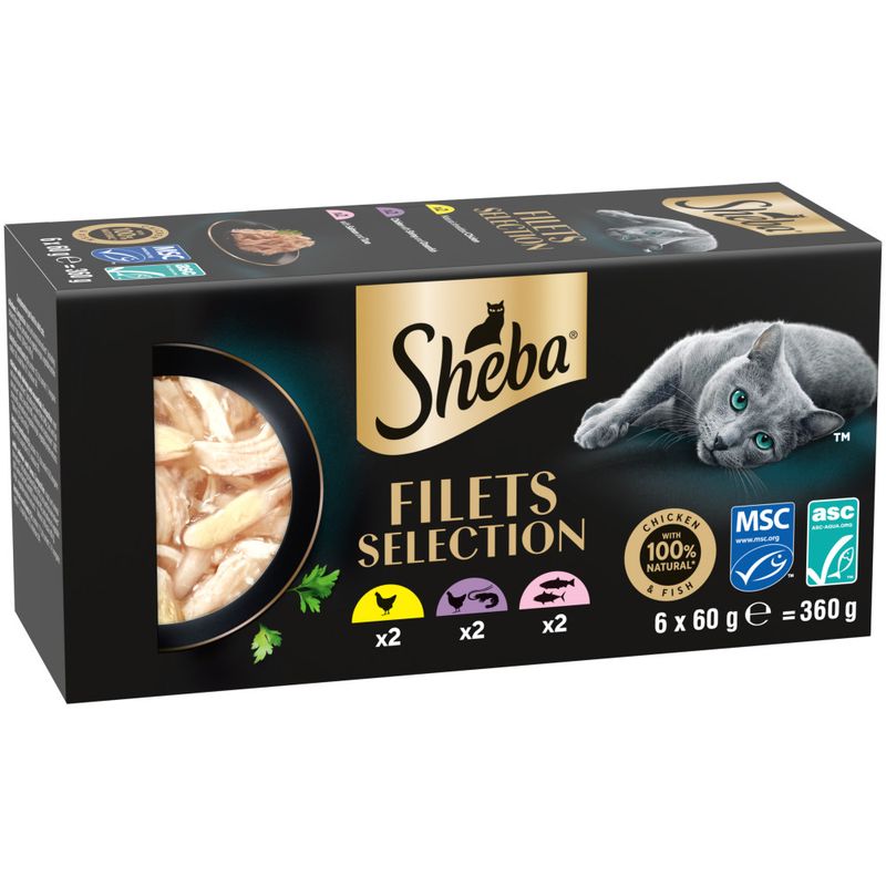 Sheba Fillets in Gravy Trays