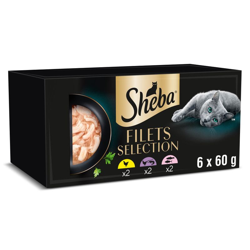 Sheba Fillets in Gravy Trays