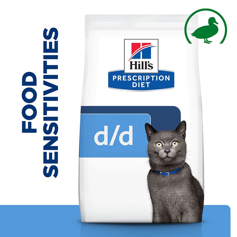 Hill's Prescription Diet Feline d/d Food Sensitivities - Duck & Green Peas || Hill's Prescription Diet || view 1