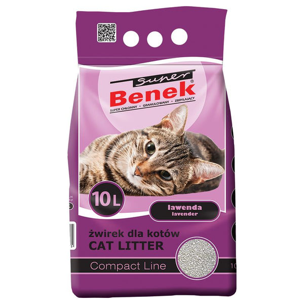 Super Benek Compact Lavender Cat Litter || undefined || view 1