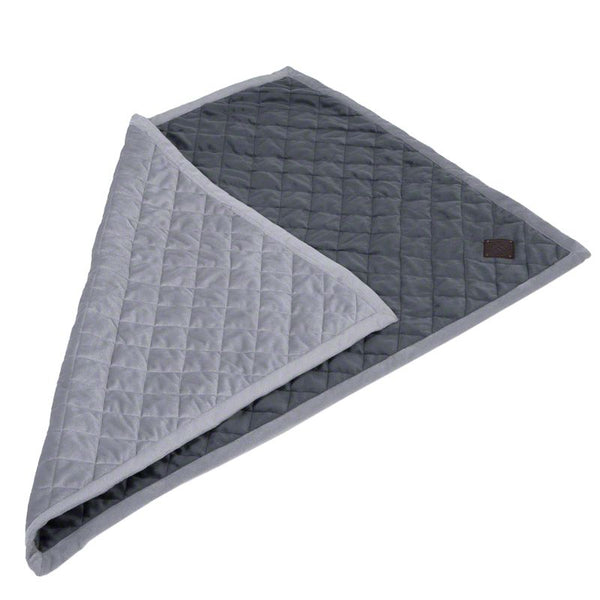 Velvet Snuggle Blanket - Granite Grey || zooplus Exclusive || view 1