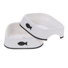 Little Fish Plastic Cat Bowls - Set of 2 || undefined || view 2