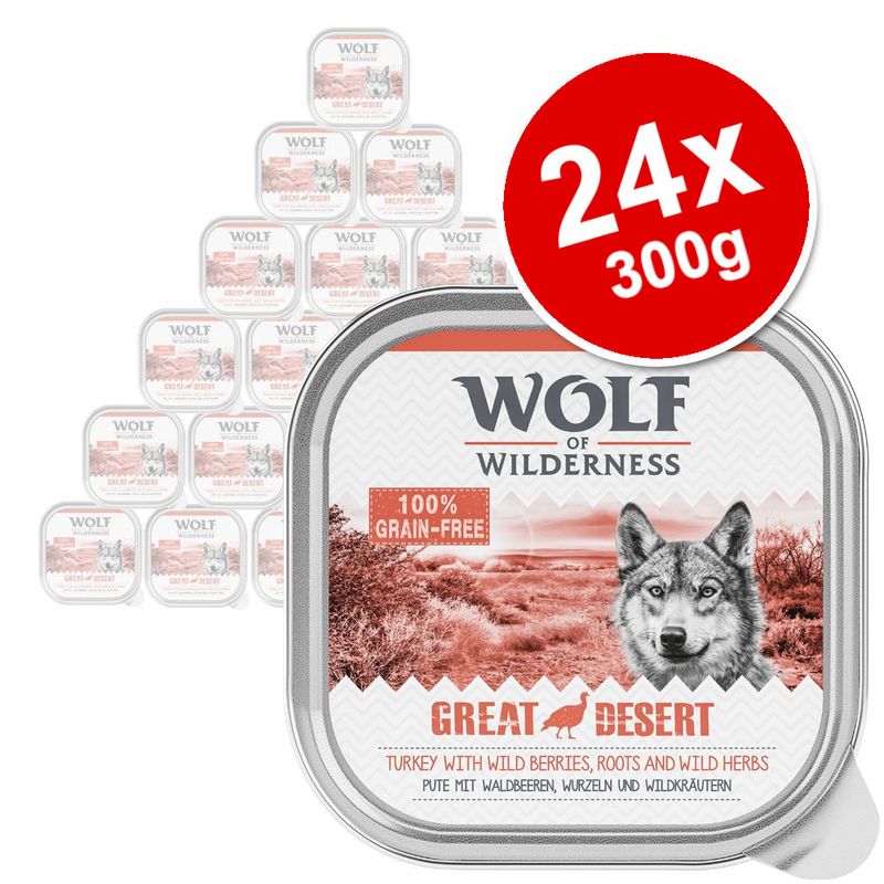 Wolf of Wilderness Adult Saver Pack 24 x 300g || Wolf of Wilderness || view 1