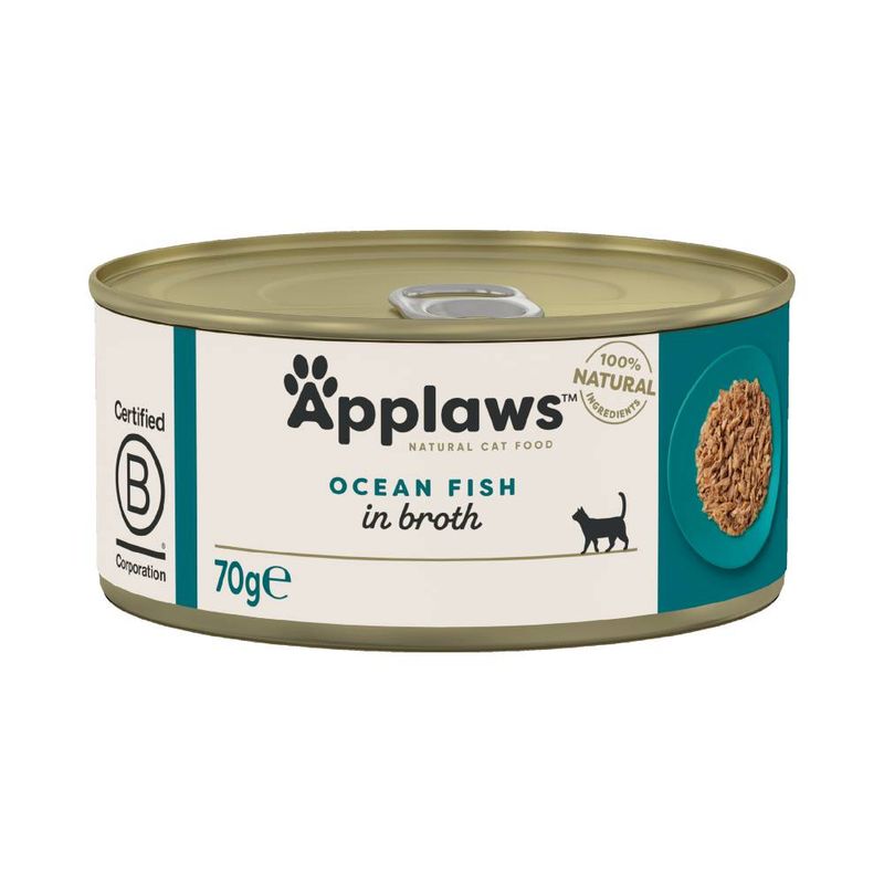 Applaws Adult Cat Cans Tuna/Fish in Broth 70g || undefined || view 30