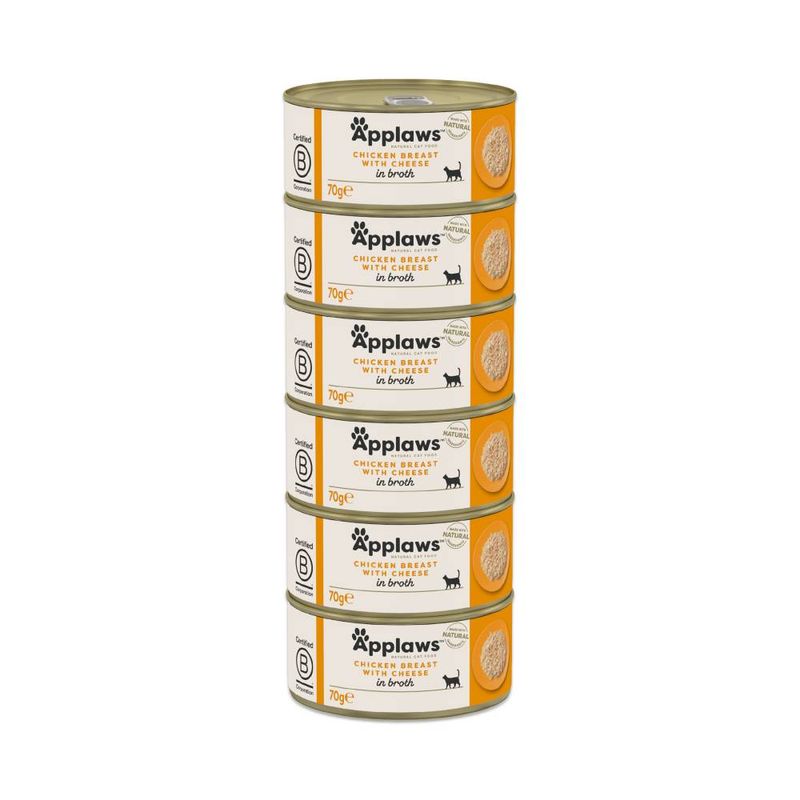 Applaws Adult Cat Cans Chicken in Broth 70g || undefined || view 10