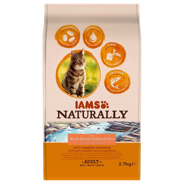 IAMS Naturally Cat Adult Salmon || IAMS Naturally || view 1