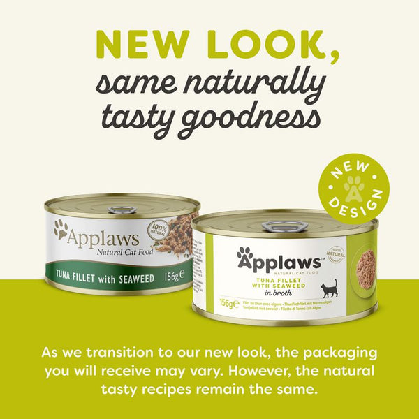 Applaws Adult Cat Cans Tuna/Fish in Broth 156g || undefined || view 14