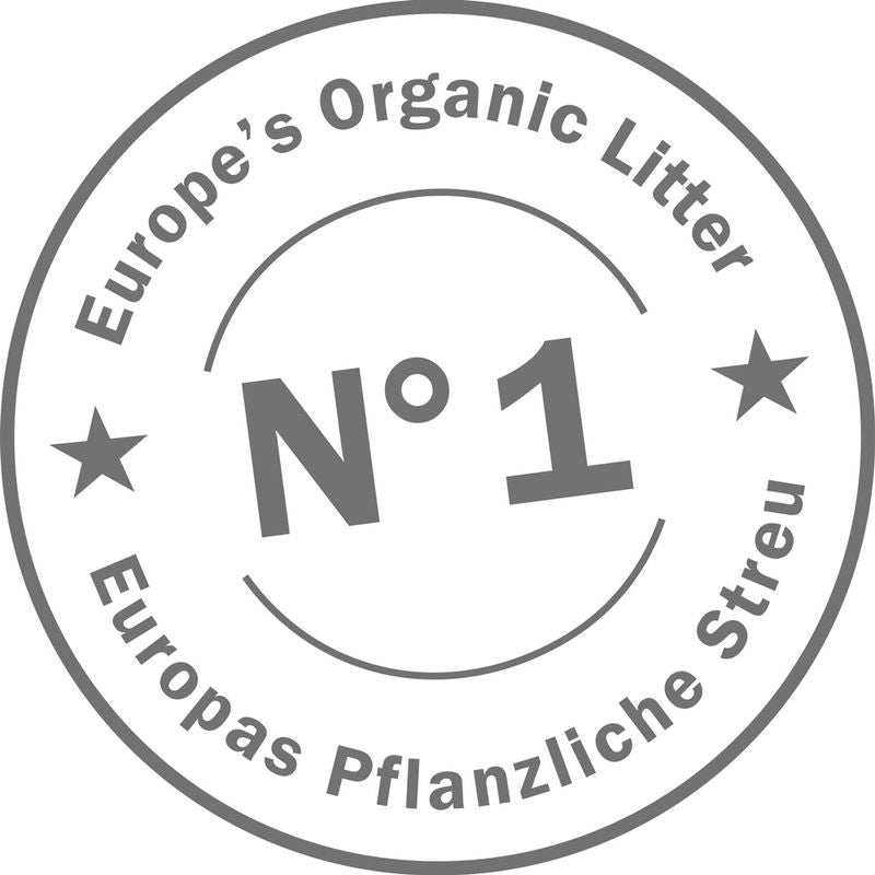 N°1 Europas plant-based litter. Europe's organic litter.