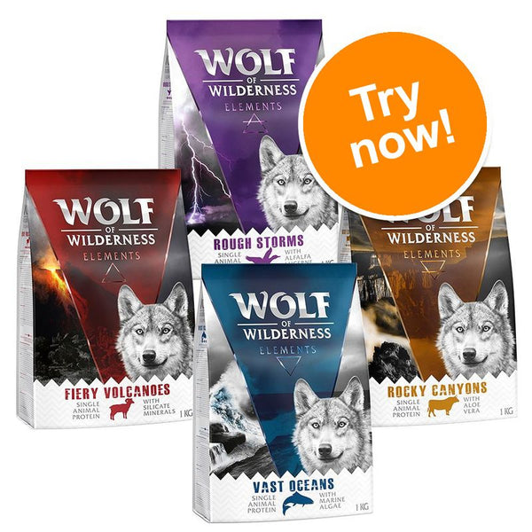 Wolf of Wilderness "Elements" Mixed Trial Pack || Wolf of Wilderness || view 1