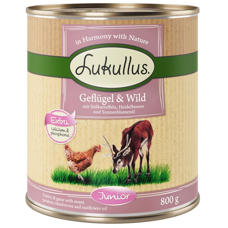 Lukullus Junior Poultry & Game - Grain-Free || Lukullus || view 1