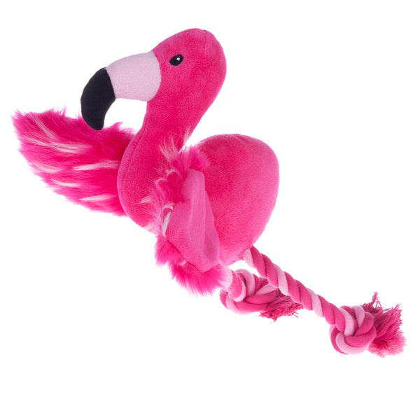 Flamingo Dog Toy with Rope || zooplus Exclusive || view 9