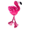 Flamingo Dog Toy with Rope || zooplus Exclusive || view 1