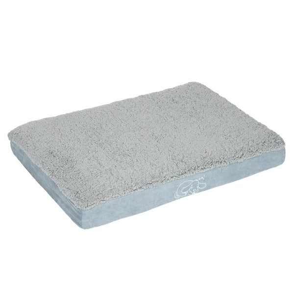 Rectangular Memory Foam Dog Bed - Grey || zooplus Exclusive || view 1