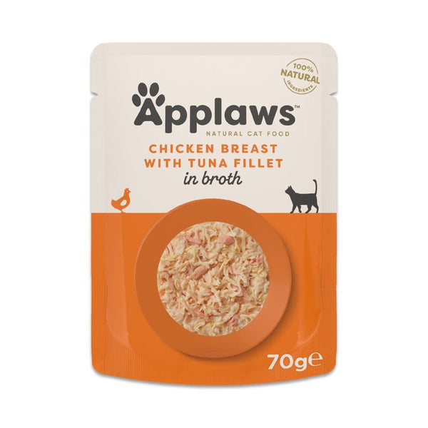 Applaws Adult Cat Pouches in Broth 12 x 70g || undefined || view 19