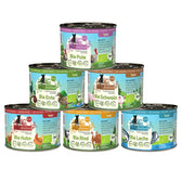 Catz Finefood organic wet food for cats, varieties: organic turkey, organic duck, organic pork, organic chicken, organic beef, organic salmon. Grain-free, no animal testing, organic certified.