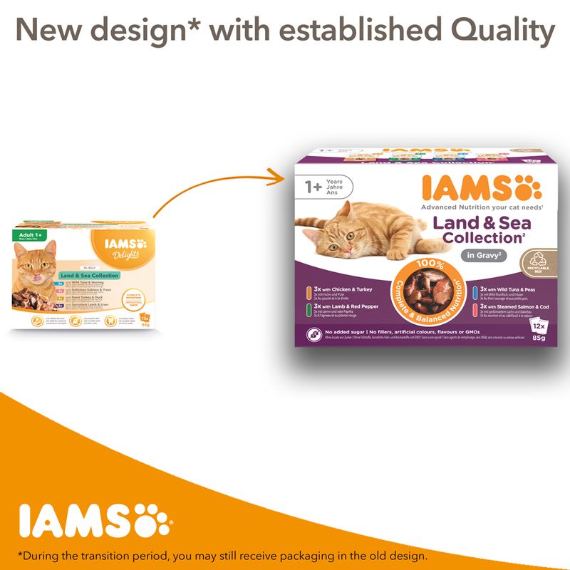 IAMS Delights Adult - Land & Sea Collection Mega Pack 48 x 85g || undefined || view 17