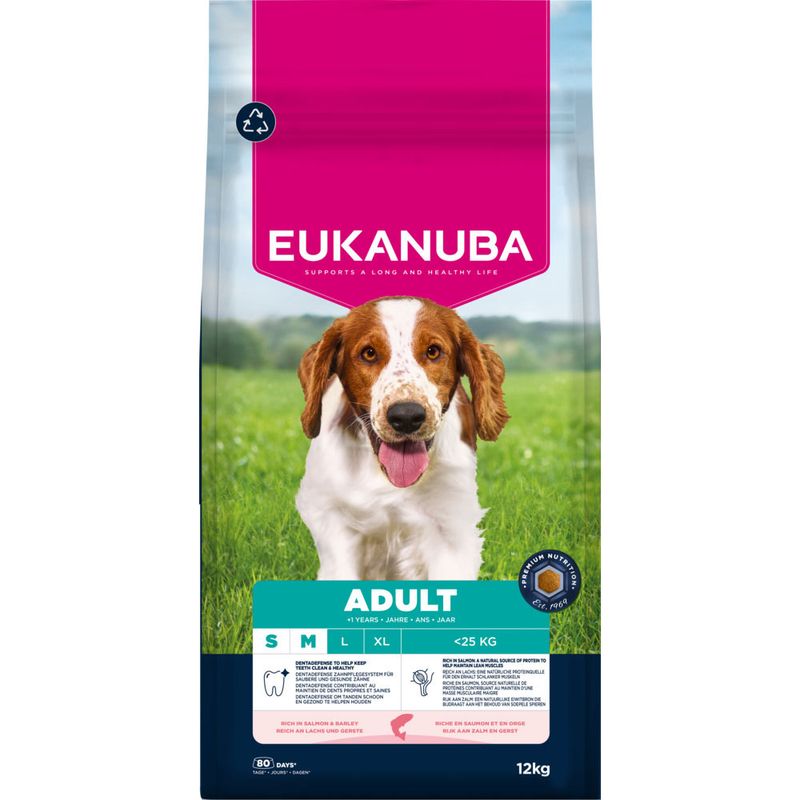 Eukanuba Premium Nutrition Adult Small & Medium Breed Salmon