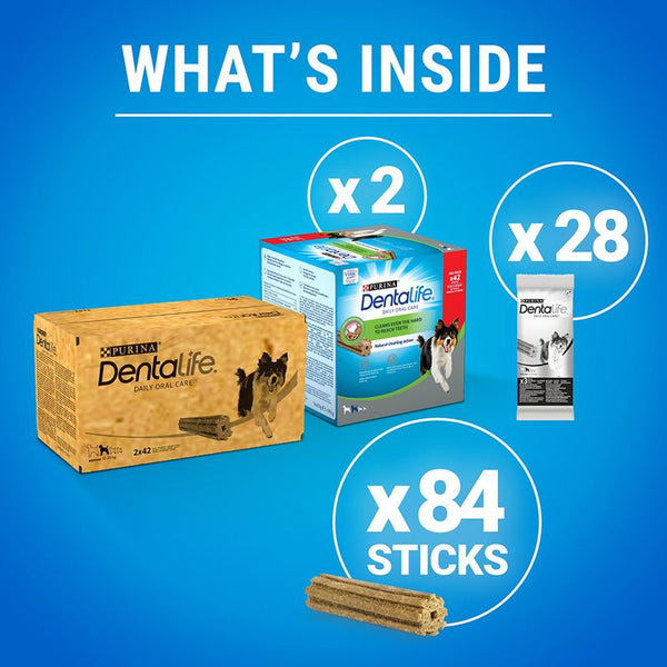 PURINA Dentalife Daily Dental Care Snacks for Medium Breed Dogs (12-25kg) || Dentalife || view 6
