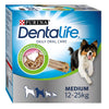 PURINA Dentalife Daily Dental Care Snacks for Medium Breed Dogs (12-25kg) || Dentalife || view 1