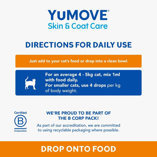 YuMOVE Skin & Coat Care Moulting for All Cats || YuMOVE || view 6
