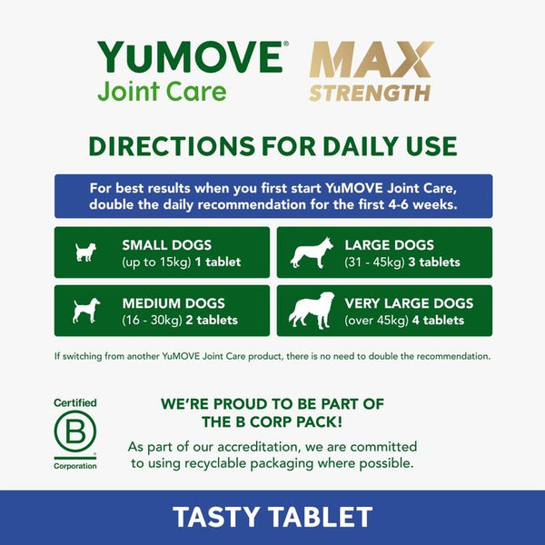 YuMOVE Joint Care for Senior Dogs Max Strength || YuMOVE || view 5
