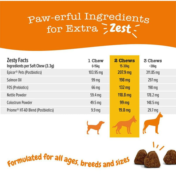 Zesty Paws Allergy & Immunity Chews - Salmon || Zesty Paws || view 5