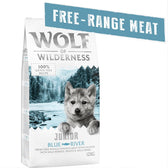 Wolf of Wilderness Junior "Blue River" - Free-Range Chicken & Salmon