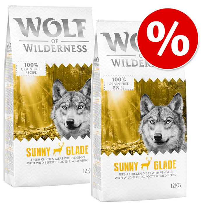 Wolf of Wilderness Economy Pack 2 x 12kg | Petfoodmart UK