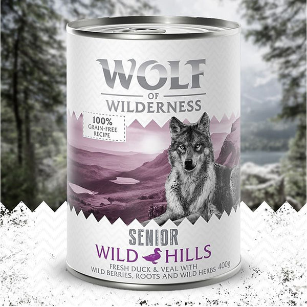 Wolf of Wilderness Senior Duo-Protein Recipe 6 x 400g || Wolf of Wilderness || view 1