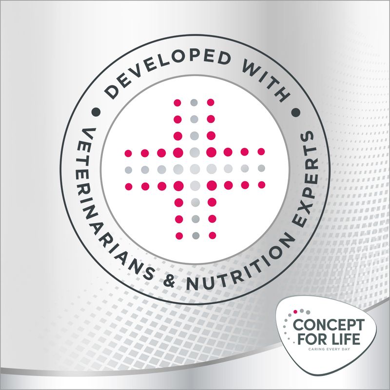 Developed with veterinarians and nutrition experts. Concept for Life. Caring every day.