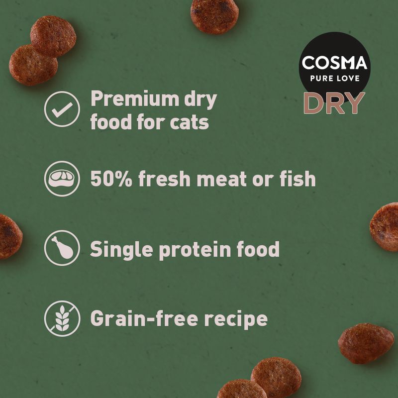 Cosma Extruded Salmon Dry Food || Cosma || view 3