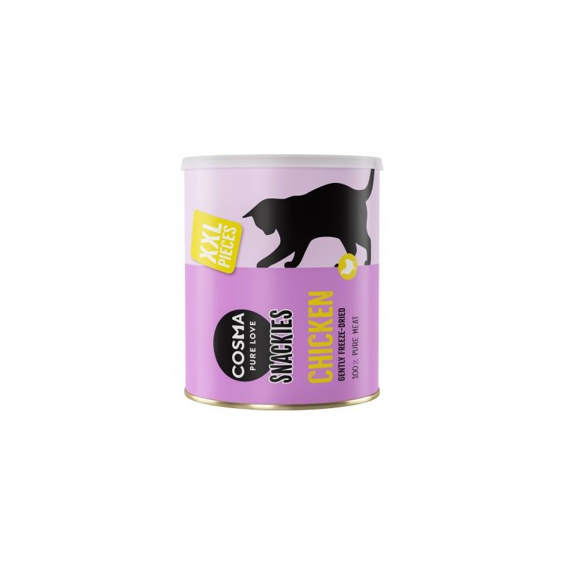 Cosma Snackies XXL pieces, chicken flavour, gently freeze-dried, 100% pure meat