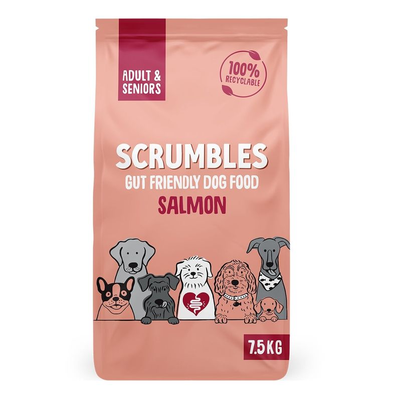 Scrumbles Adult & Senior Salmon Dry Dog Food || Scrumbles || view 2