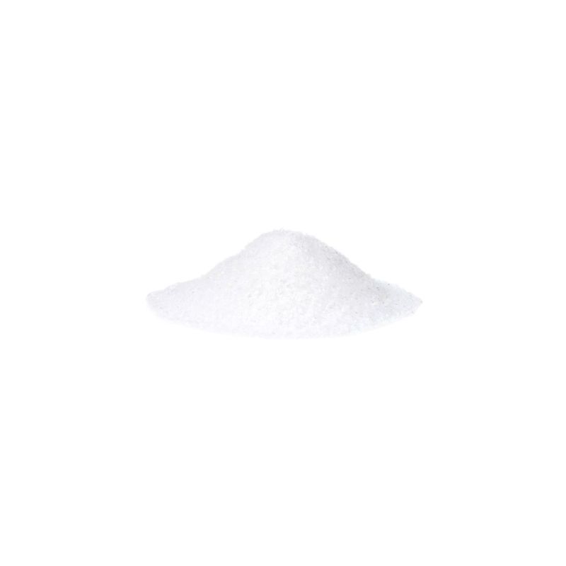 Pile of white, fine-grained powder, possibly an additive or mineral.