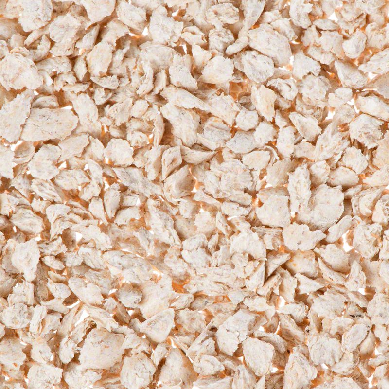 Close-up of light, dried flakes. Product image shows the texture and shape of the flakes.