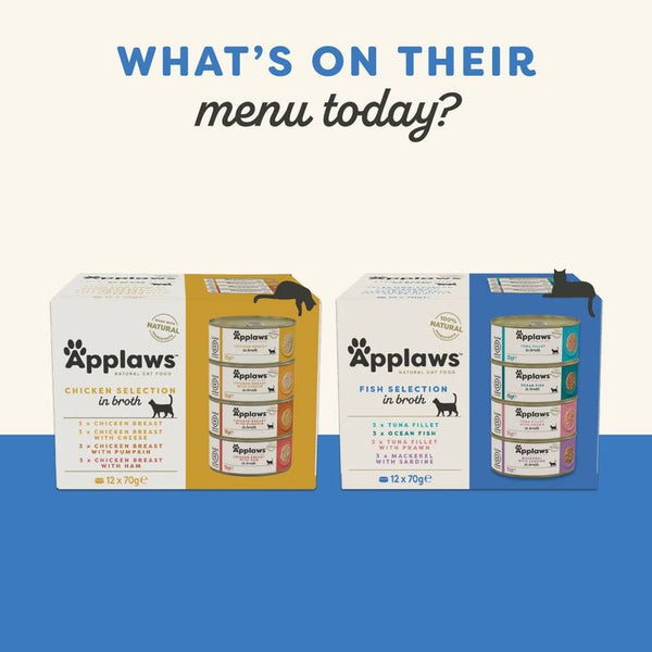 Applaws Adult Cat Cans Tuna/Fish in Broth 70g || undefined || view 46