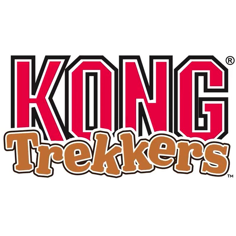 KONG Trekkers. Brand name for pet products.
