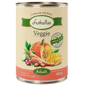 Lukullus Veggie Adult, carrots with pumpkin and mango, 400 g. Original taste, in Harmony with Nature.