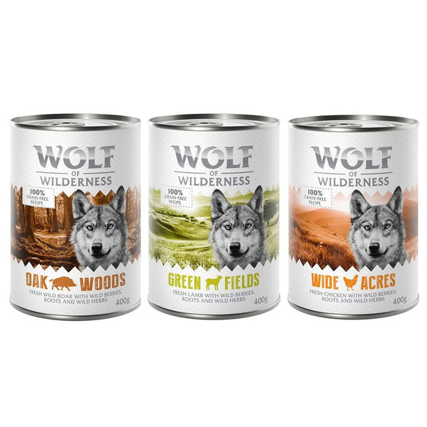 Wolf of Wilderness Adult Single Protein Saver Pack 24 x 400g || Wolf of Wilderness || view 12
