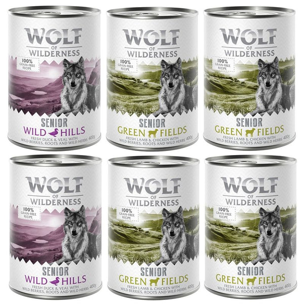 Wolf of Wilderness Senior Duo-Protein Recipe 6 x 400g || Wolf of Wilderness || view 8