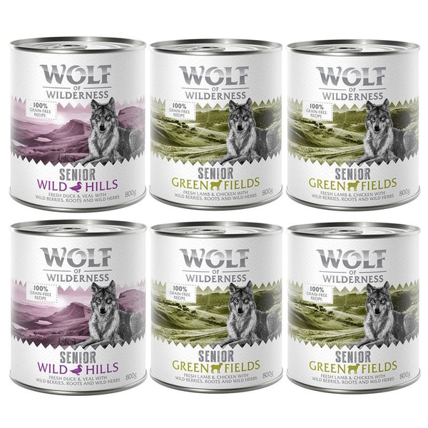 Wolf of Wilderness Senior Duo-Protein Recipe 6 x 800g || Wolf of Wilderness || view 8