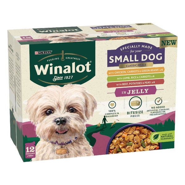 Winalot Small Dog Meaty Chunks in Jelly || Winalot || view 1