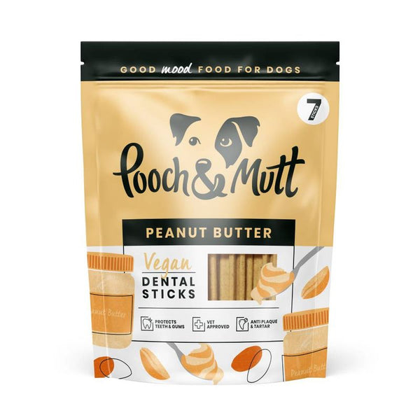 Pooch and Mutt Peanut Butter Dental Sticks 251g || Pooch & Mutt || view 1