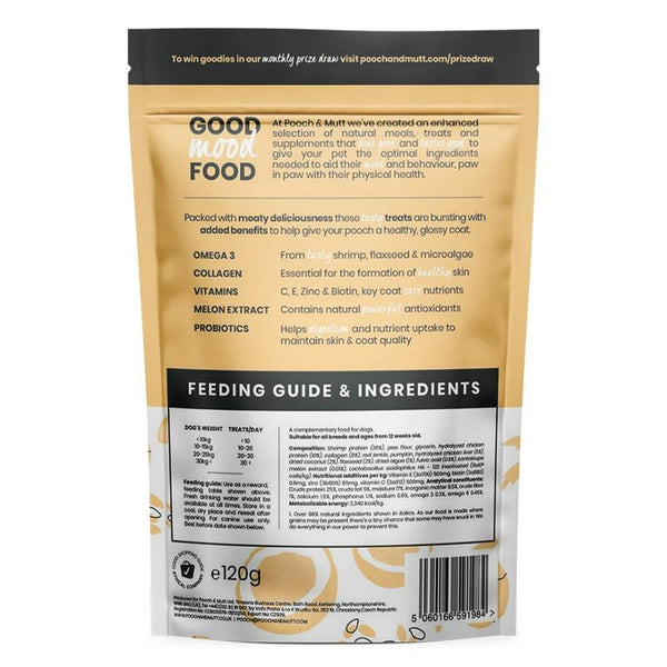 Pooch and Mutt Skin & Coat Meaty Treats 120g || Pooch & Mutt || view 2