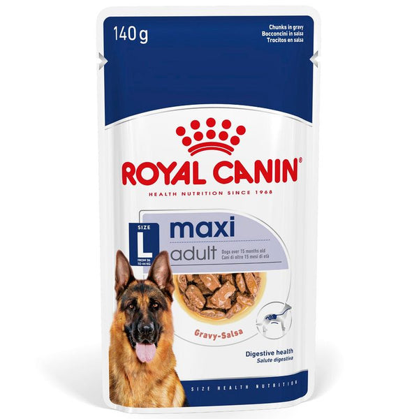 Royal Canin Maxi Adult in Gravy || Royal Canin Size || view 2